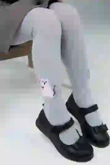 КОЛГОТКИ С РИСУНКОМ ДВЕ КОШКИ